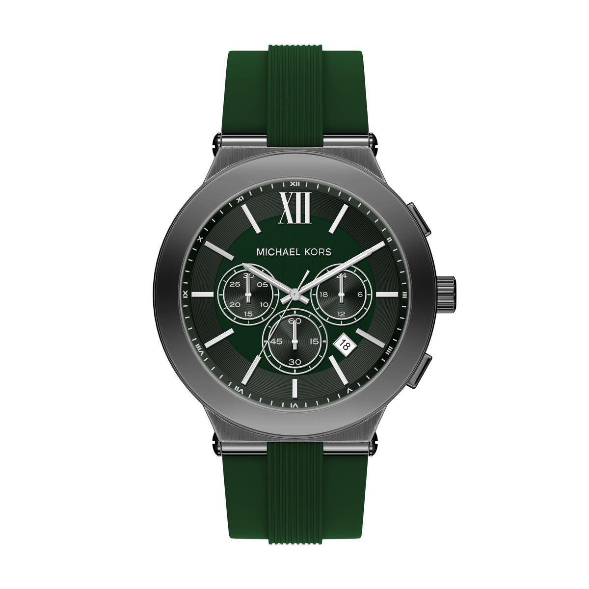 Michael Kors Oversized Billie Green Dial Green Silicone Watch MK9255