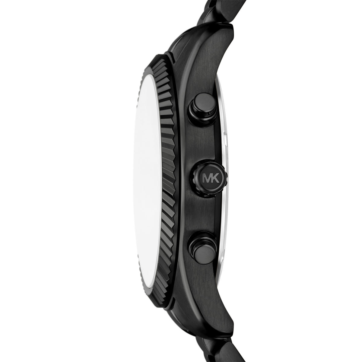 Michael Kors Lexington Chrono Black MK9297 side profile