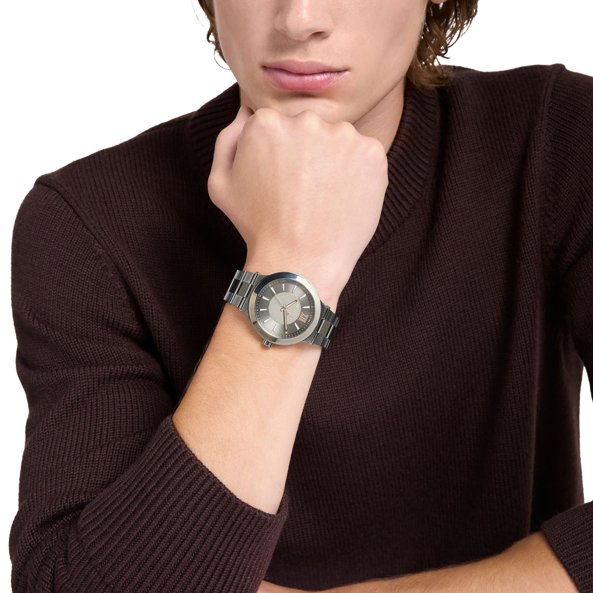 Michael Kors Billie Gunmetal MK9301 on the wrist