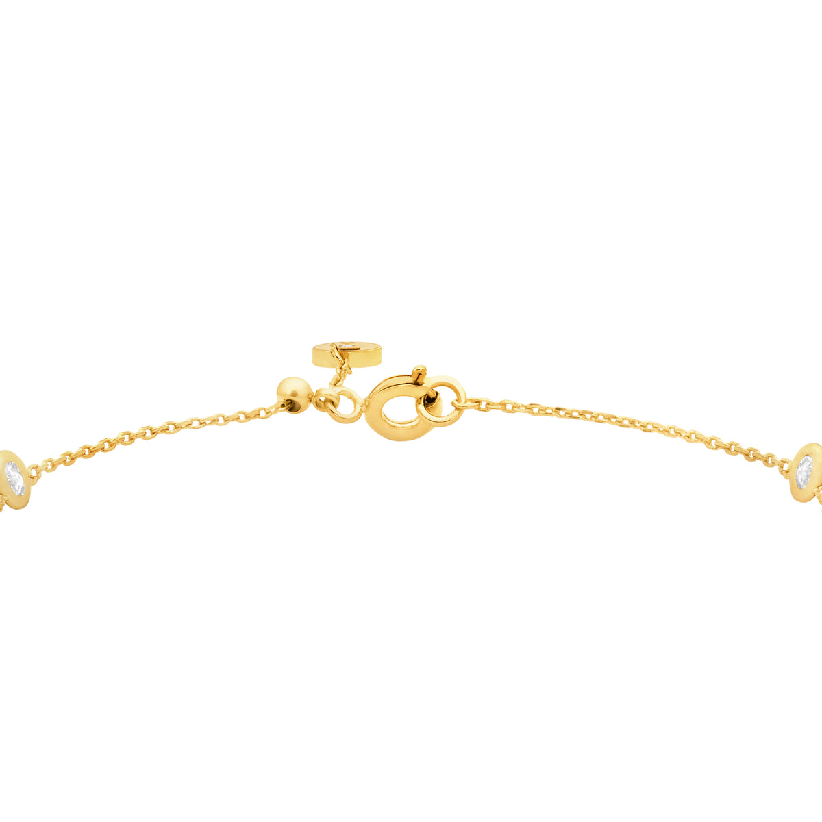 Michael Kors Station Bracelet Gold MKJ8699710 angled view