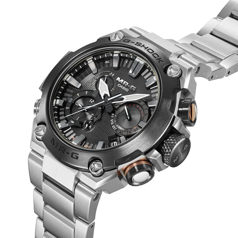 G-Shock MR-G Solar Black Dial Stainless Steel Watch MRGB2000D-1A