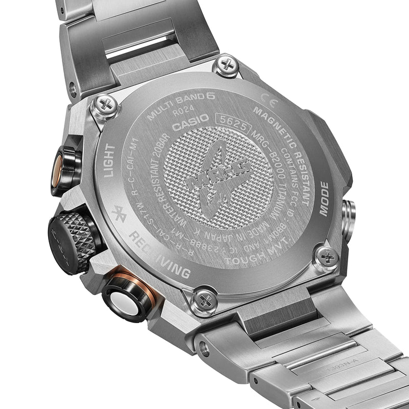 G-Shock MR-G Solar Black Dial Stainless Steel Watch MRGB2000D-1A
