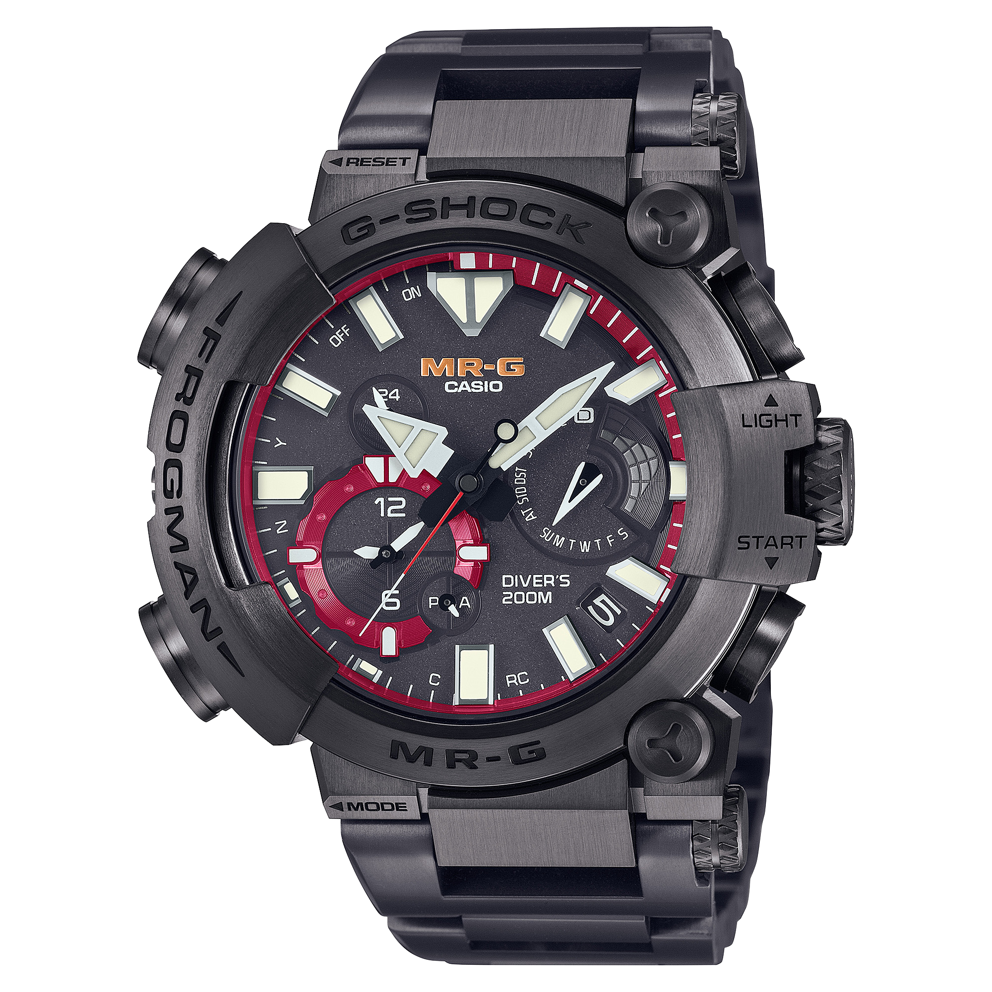 G-Shock MR-G Frogman Black Titanium Watch MRG-BF1000B-1A