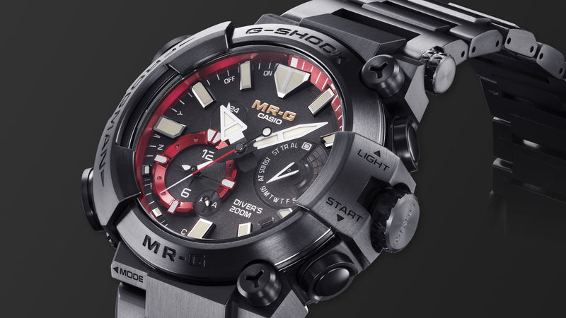 G-Shock MR-G Frogman Black Titanium Watch MRG-BF1000B-1A