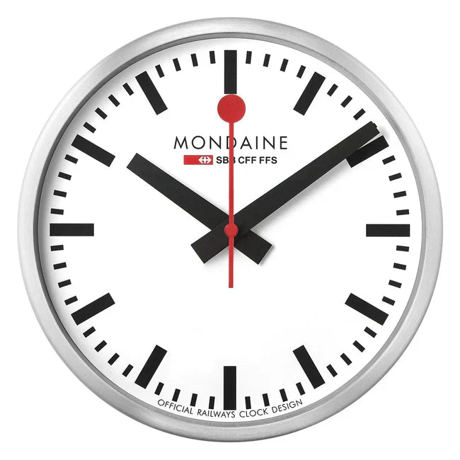 Mondaine Official Swiss Railways Smart Wifi Stop2Go Wall Clock MSM.25S11.1