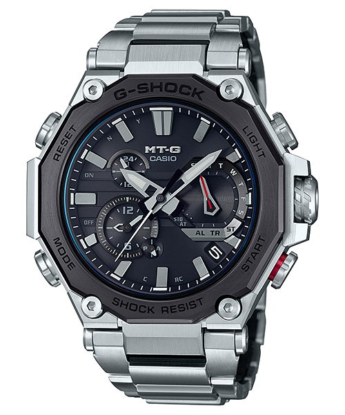 G-Shock MT-G Solar Black Dial Stainless Steel Watch MTGB2000D-1A