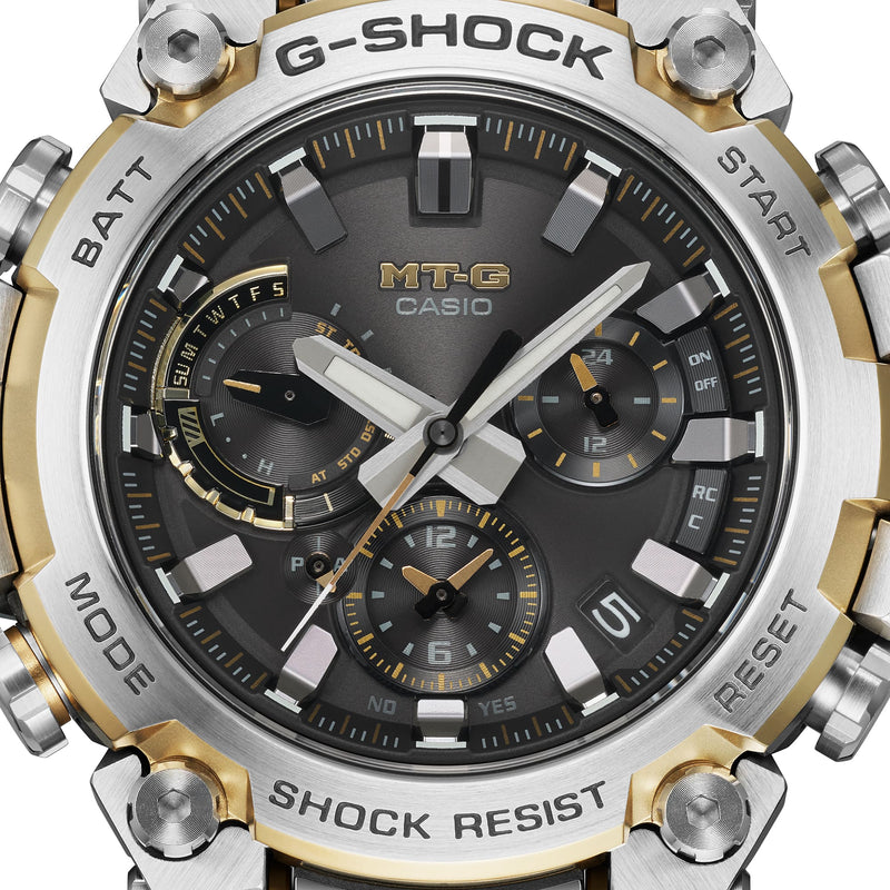 Ultimate G-Shock MTG Ana Silver Stainless Steel Timepiece MTGB3000D-1A9