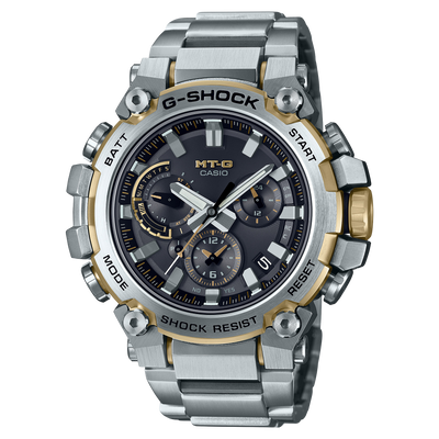 Ultimate G-Shock MTG Ana Silver Stainless Steel Timepiece MTGB3000D-1A9