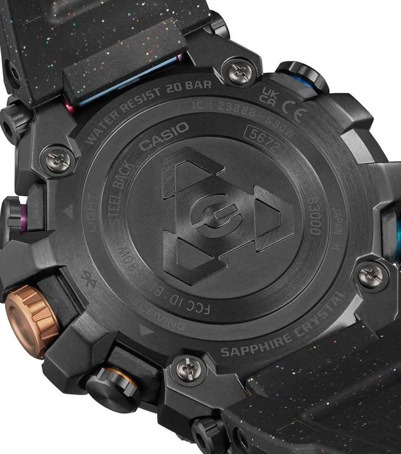 Galaxy-Inspired G-Shock MTGB3000DN-1ADR with Nebula Gradient and Rainbow Dial