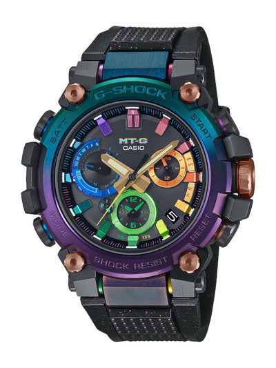 G-Shock Limited Edition with Diffuse Nebula Blue-Purple Gradation and Rainbow Dial Watch MTG-B3000DN-1ADR