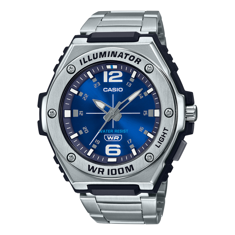 Casio Analog Stainless Steel Band Watch MWA100HD-2A