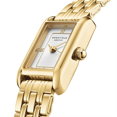 Rosefield Heirloom Mini Sunray Dial Gold Bracelet MWGSG-M08 view 3