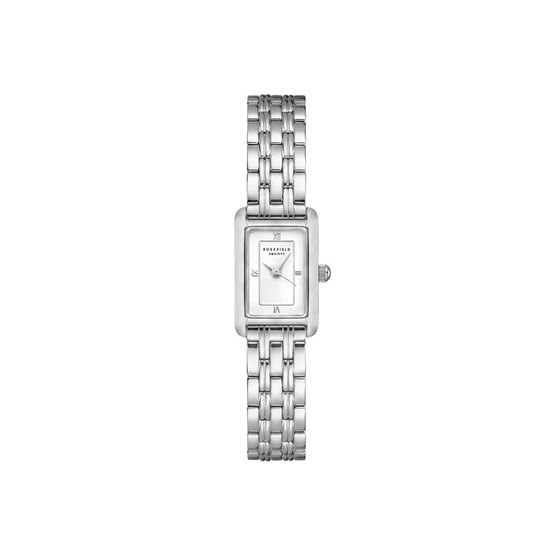 Rosefield Heirloom Mini Sunray Dial Silver Bracelet Watch MWSSS-M09