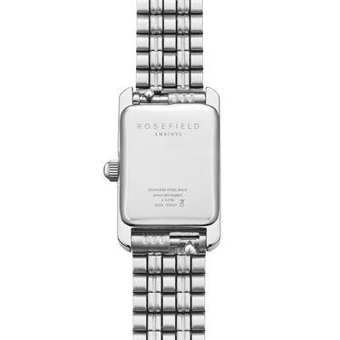 Rosefield Heirloom Mini Sunray Dial Silver Bracelet Watch MWSSS-M09