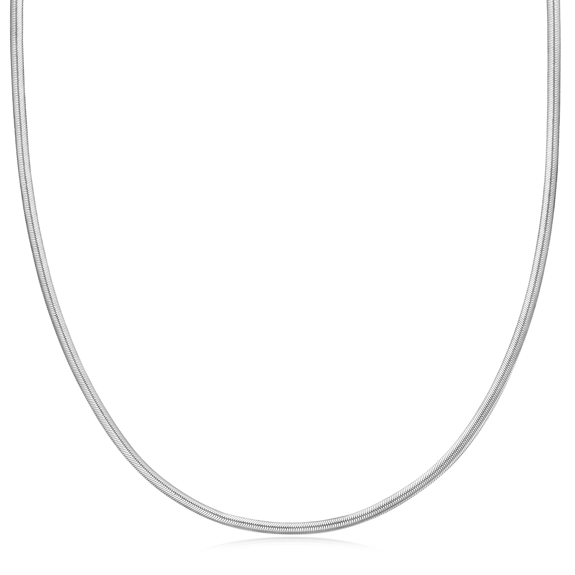 Ania Haie Silver Snake Chain Necklace Modern Luxury Affordable Style