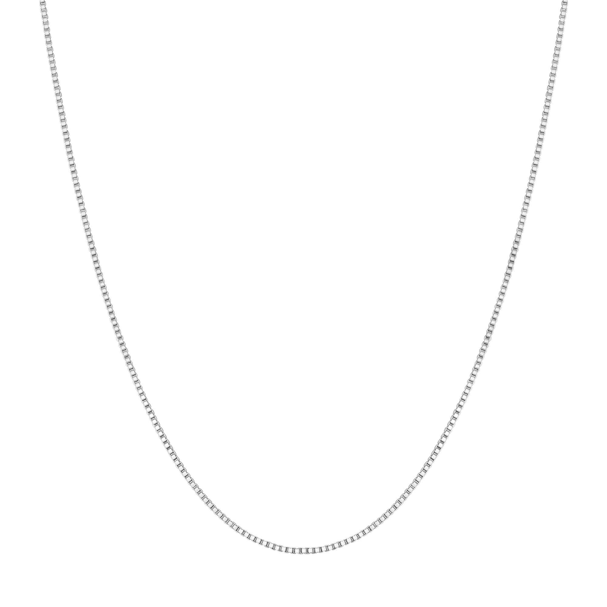 Ania Haie Silver Box Chain Necklace Luxury Modern Statement Jewelry