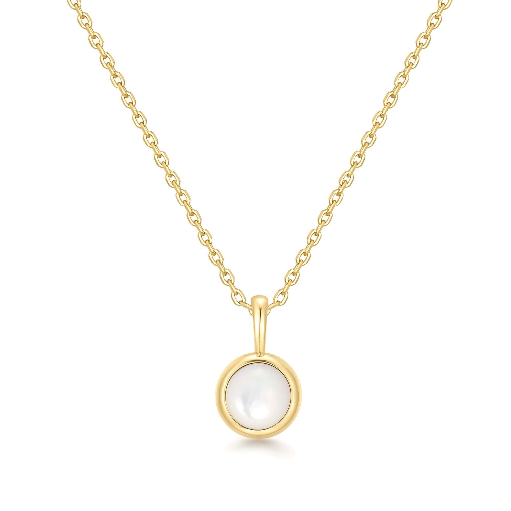 Ania Haie Gold Mother of Pearl Necklace Elegant Affordable Luxury