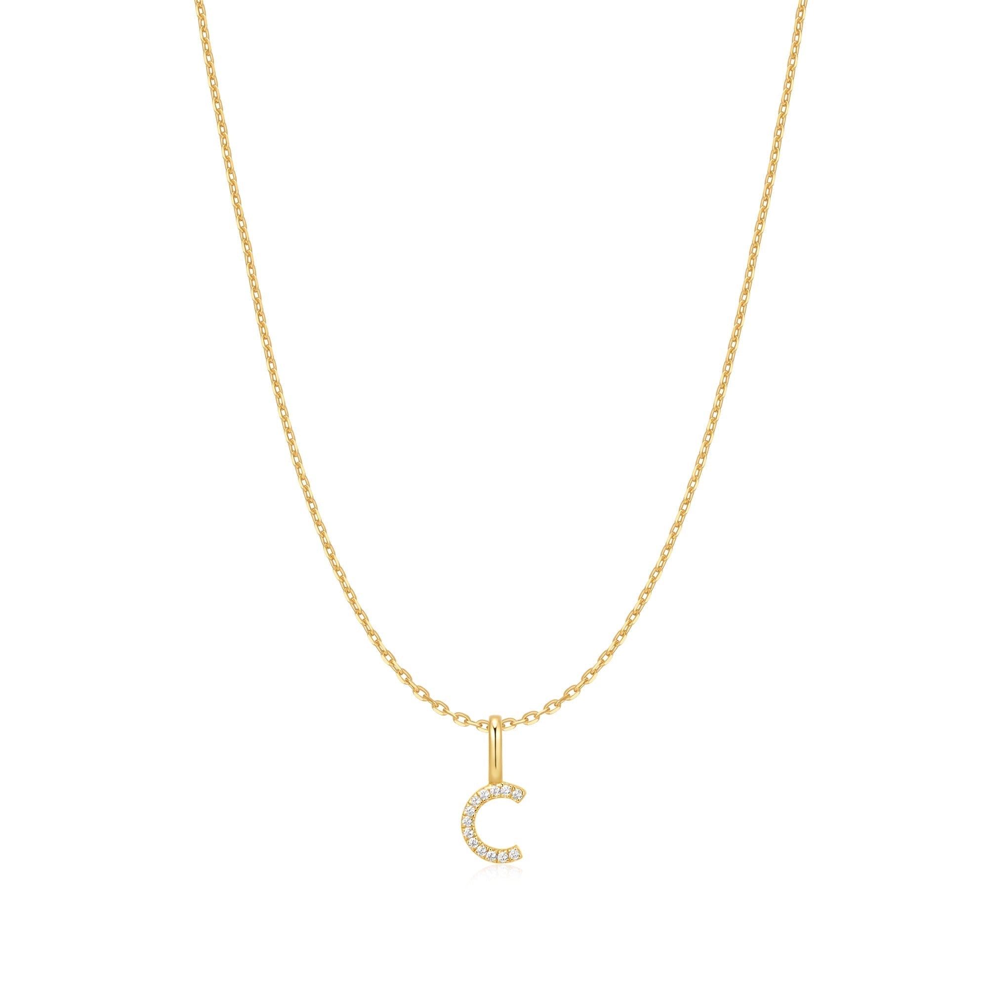 Ania Haie Gold Letter C Initial Necklace