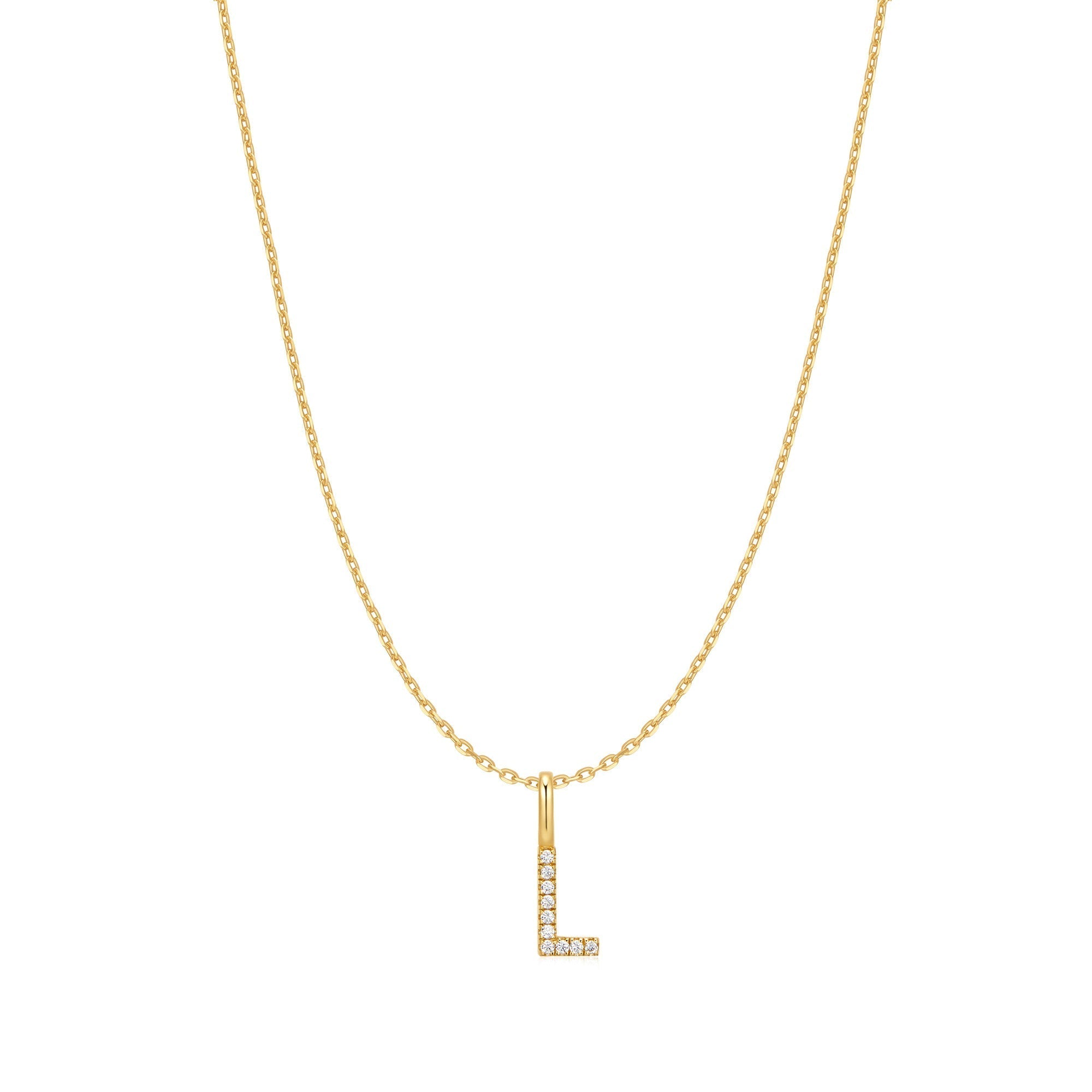 Ania Haie Gold Letter L Initial Necklace