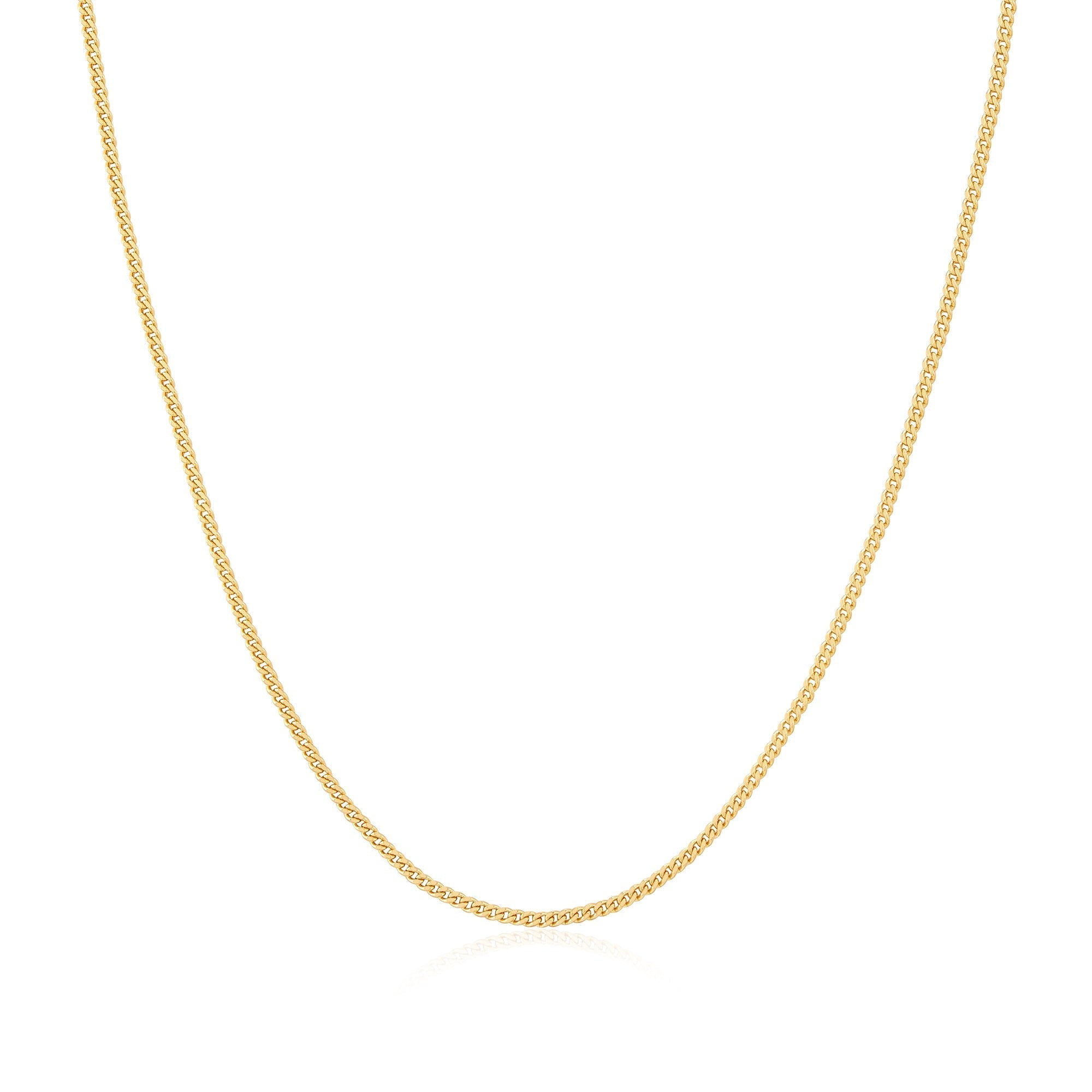 Ania Haie Gold Slim Curb Link Chain Necklace