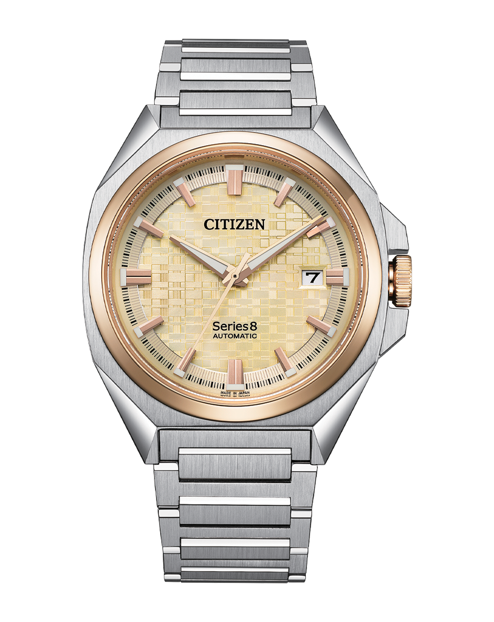 Citizen Series 8 Stainless Steel Champagne Dial Watch NB6059-57P