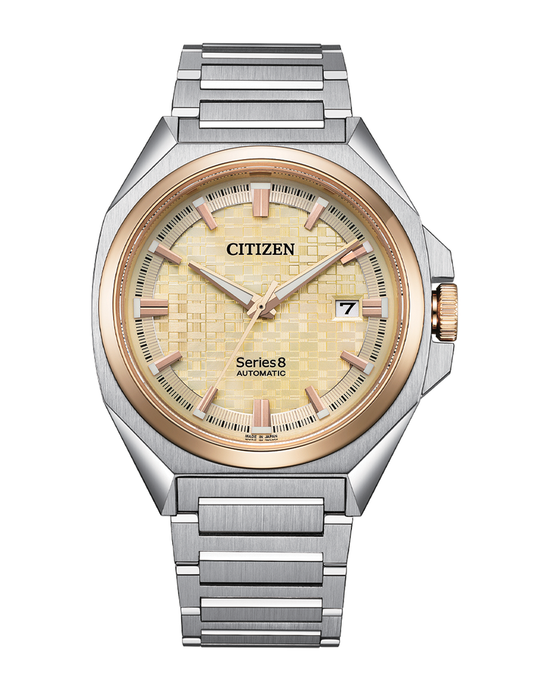 Citizen Series 8 Stainless Steel Champagne Dial Watch NB6059-57P