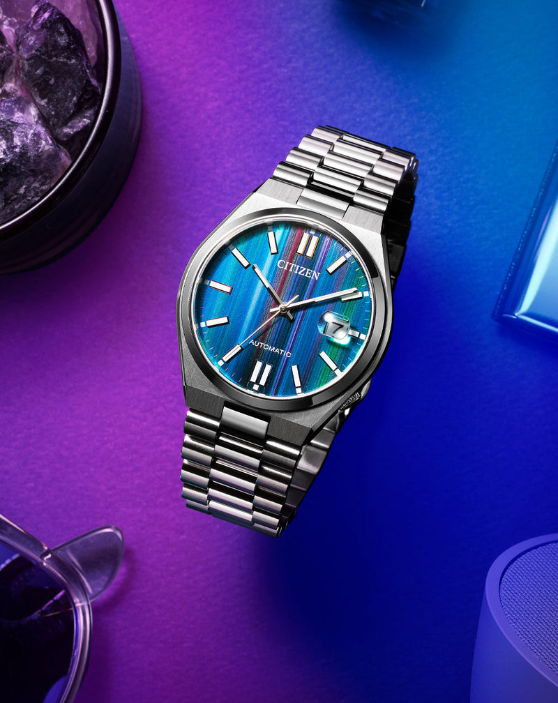 Citizen blue dial automatic best sale