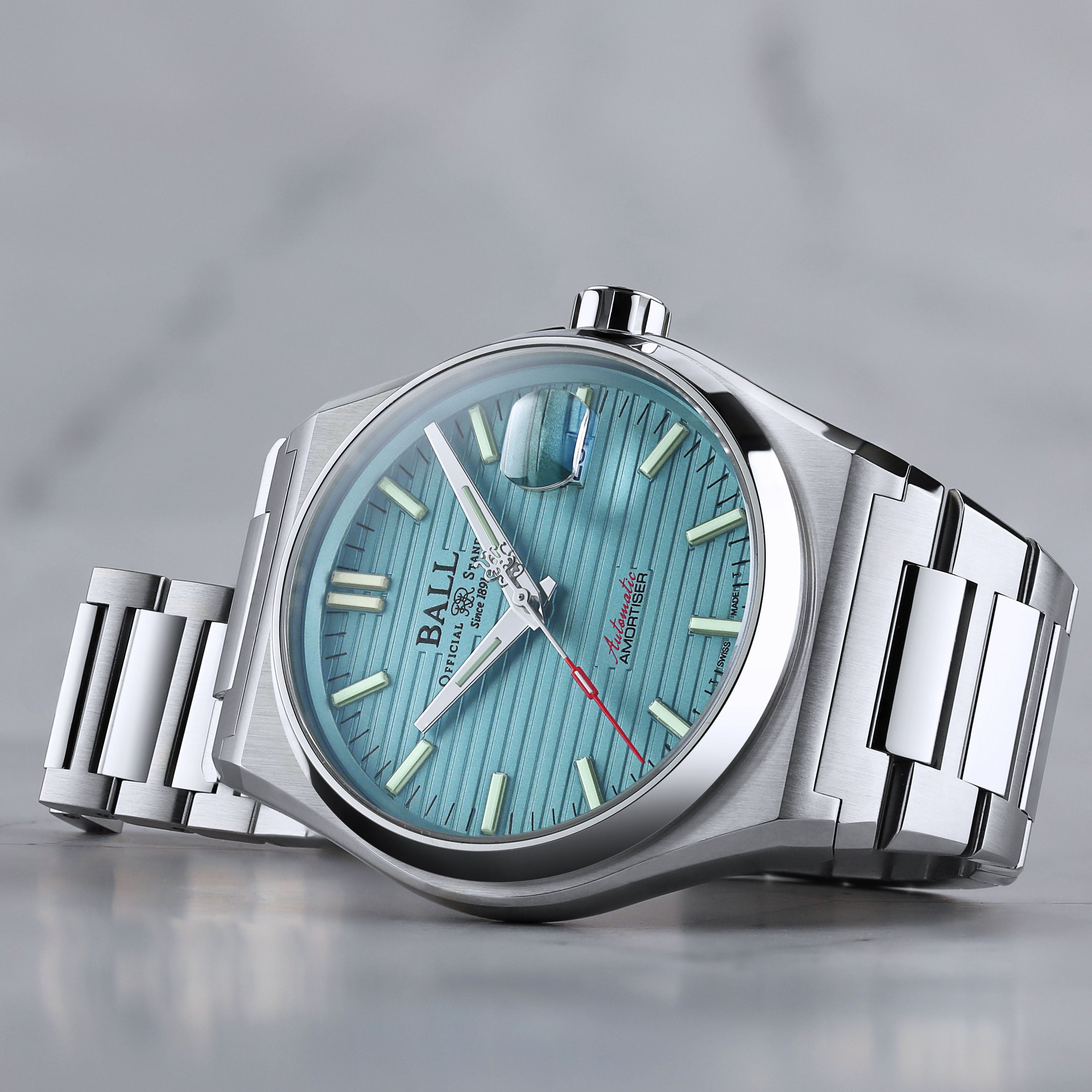 Ball Roadmaster Perseverer Ice Blue Dial NM9050C-S1-IBE