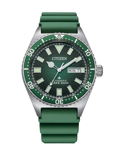 Automatic watch 2025 green dial