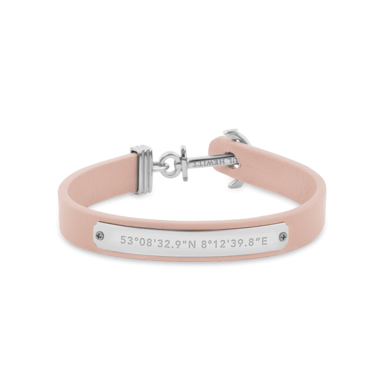 Paul Hewitt Signum Female Coordinates Silver / Nude Bracelet - M