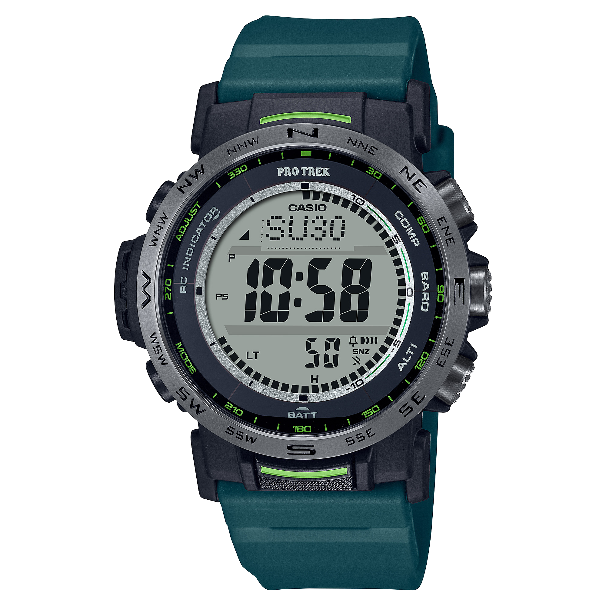 Casio Pro Trek Tough Solar Resin Band Watch PRW35Y-3D