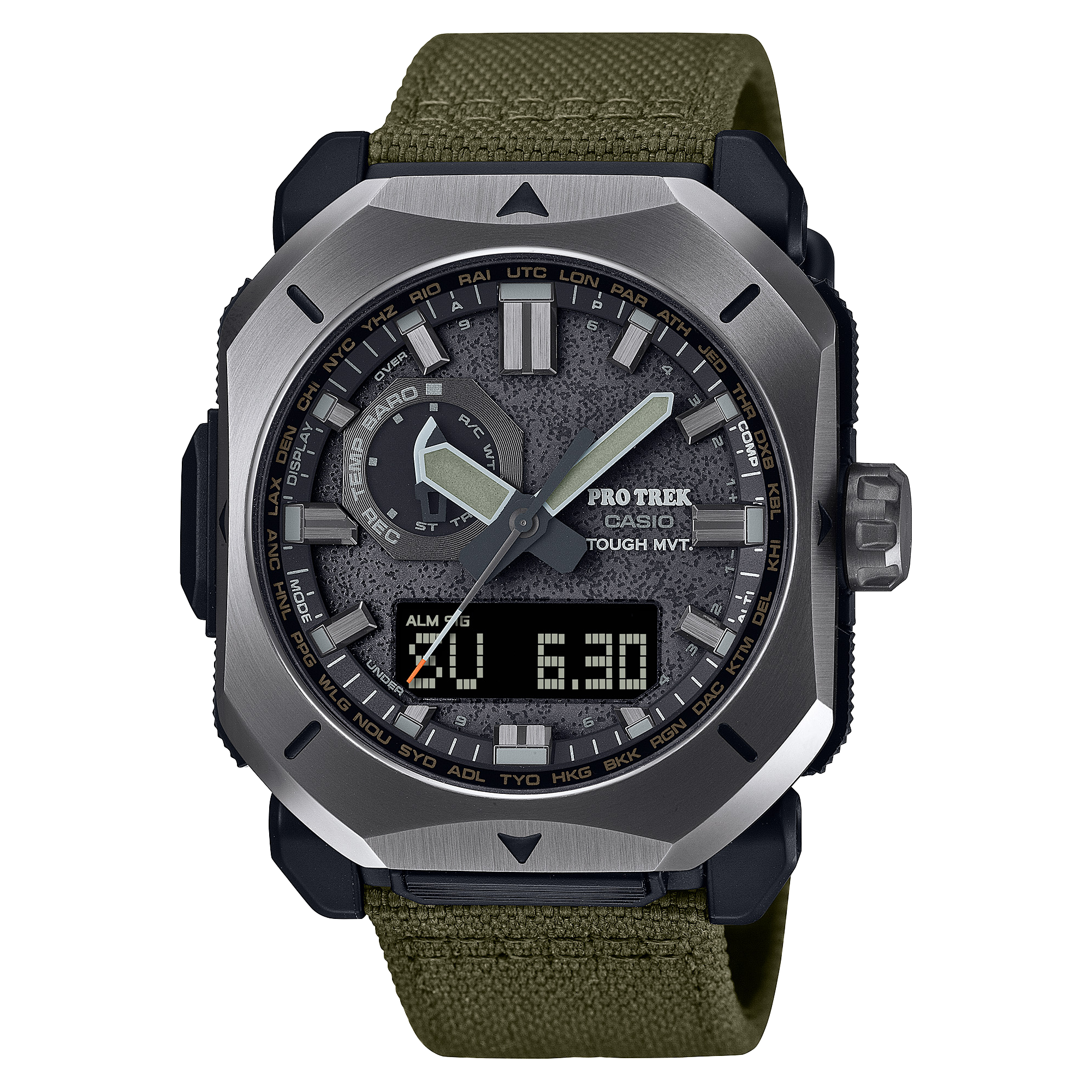 Casio Protrek Climber Line Solar Black Dial Watch PRW6900YB-3D
