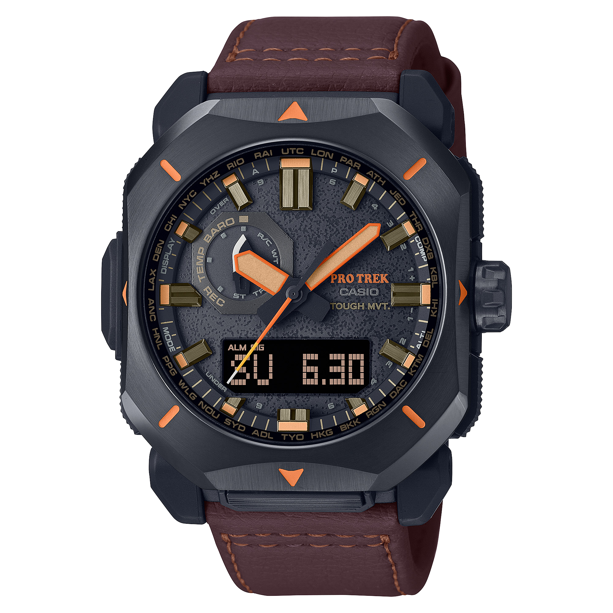 Casio Protrek Climber Line Solar Black Dial Watch PRW6900YL-5D