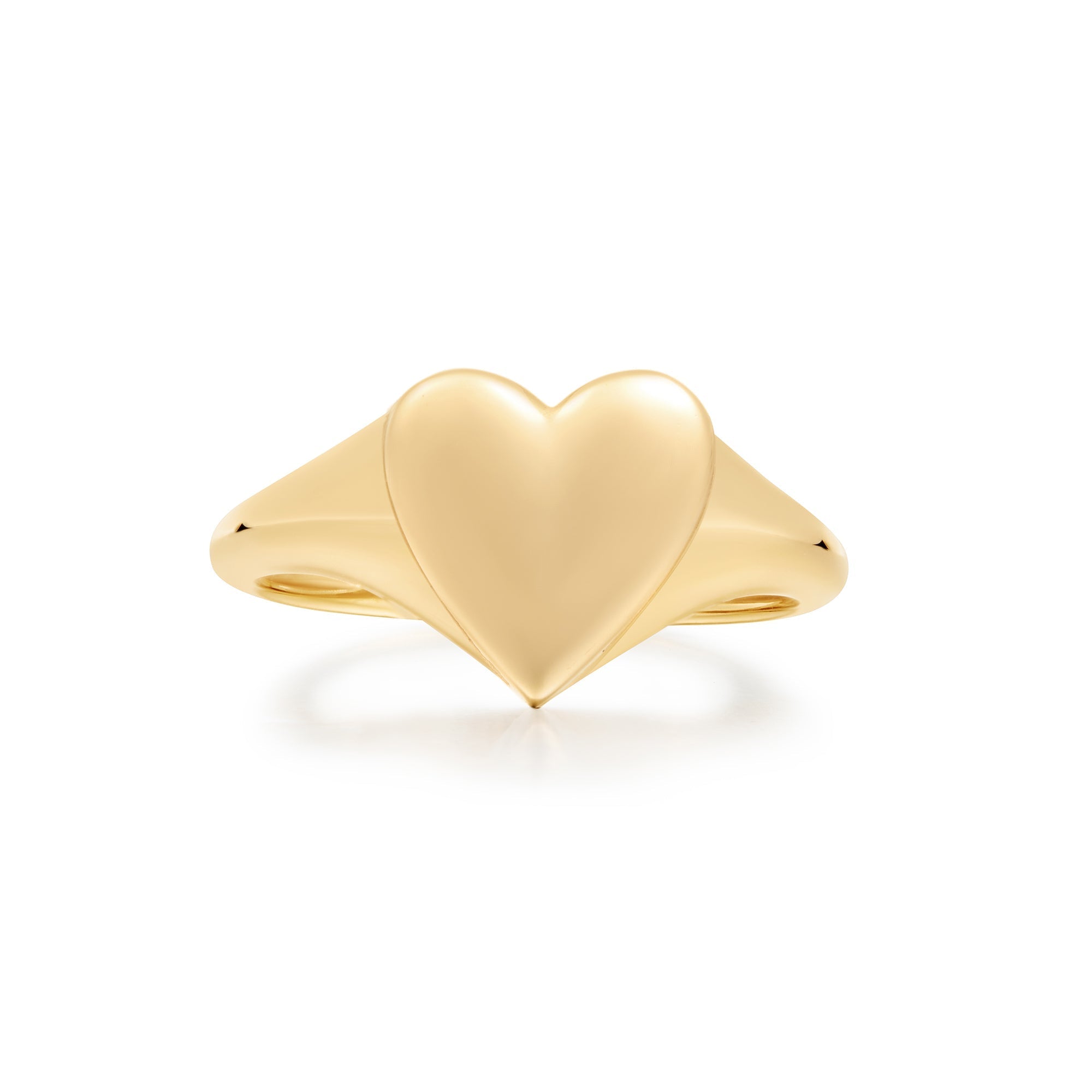 Ania Haie Gold Heart Signet Ring Trendy Unique Affordable Jewelry