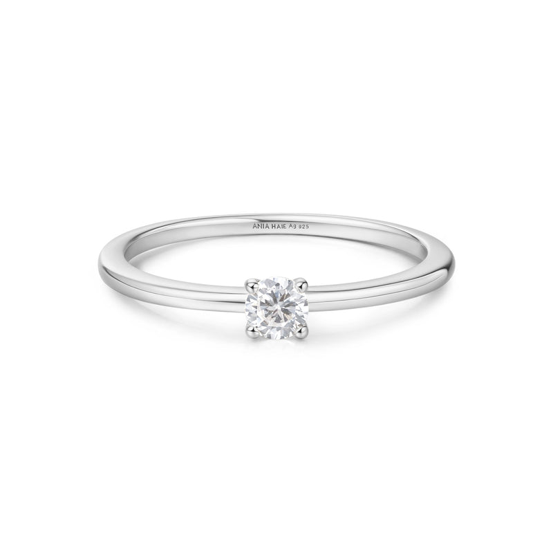 Ania Haie Silver Classic Slim Stacking Ring