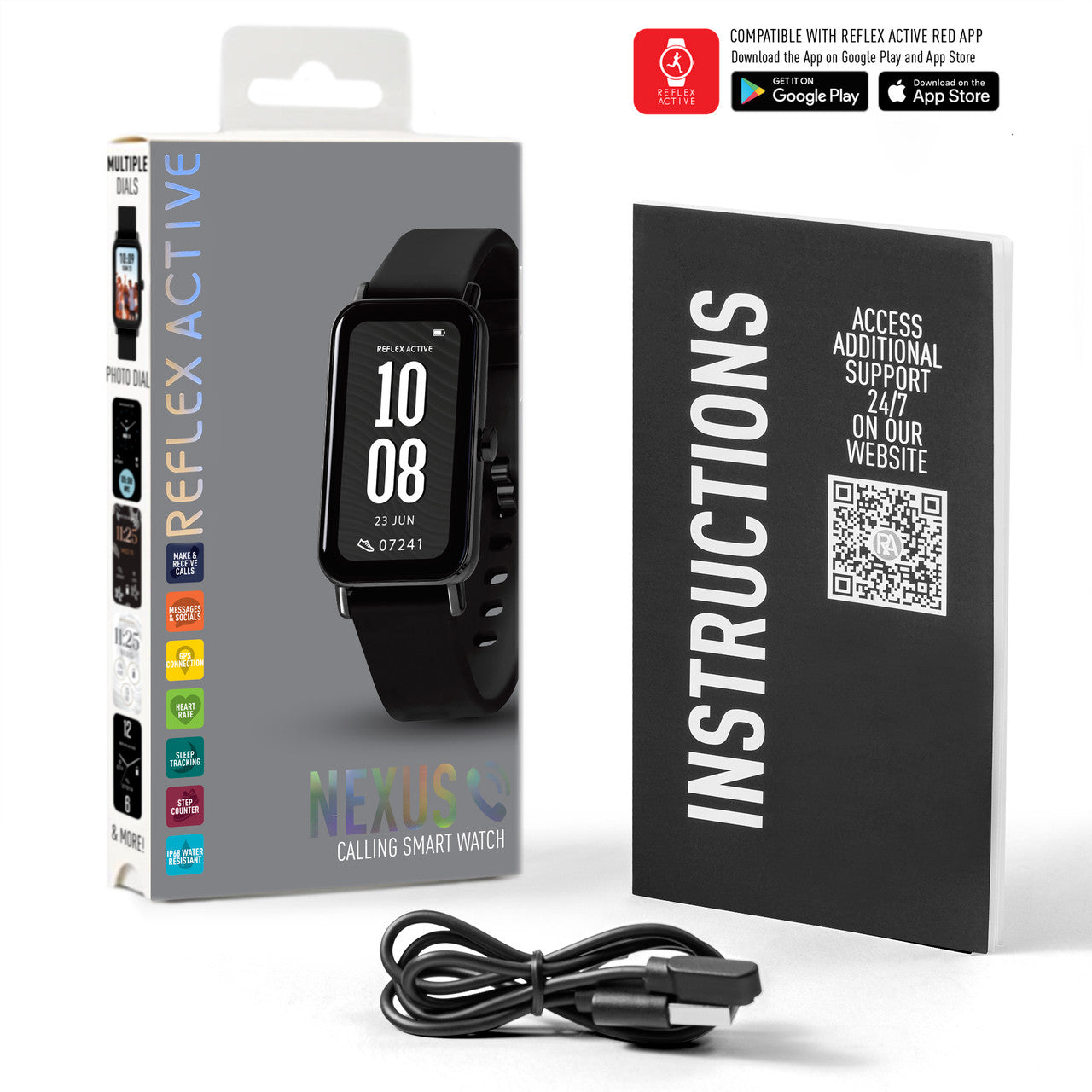 Reflex Active Series Nexus Black Strap