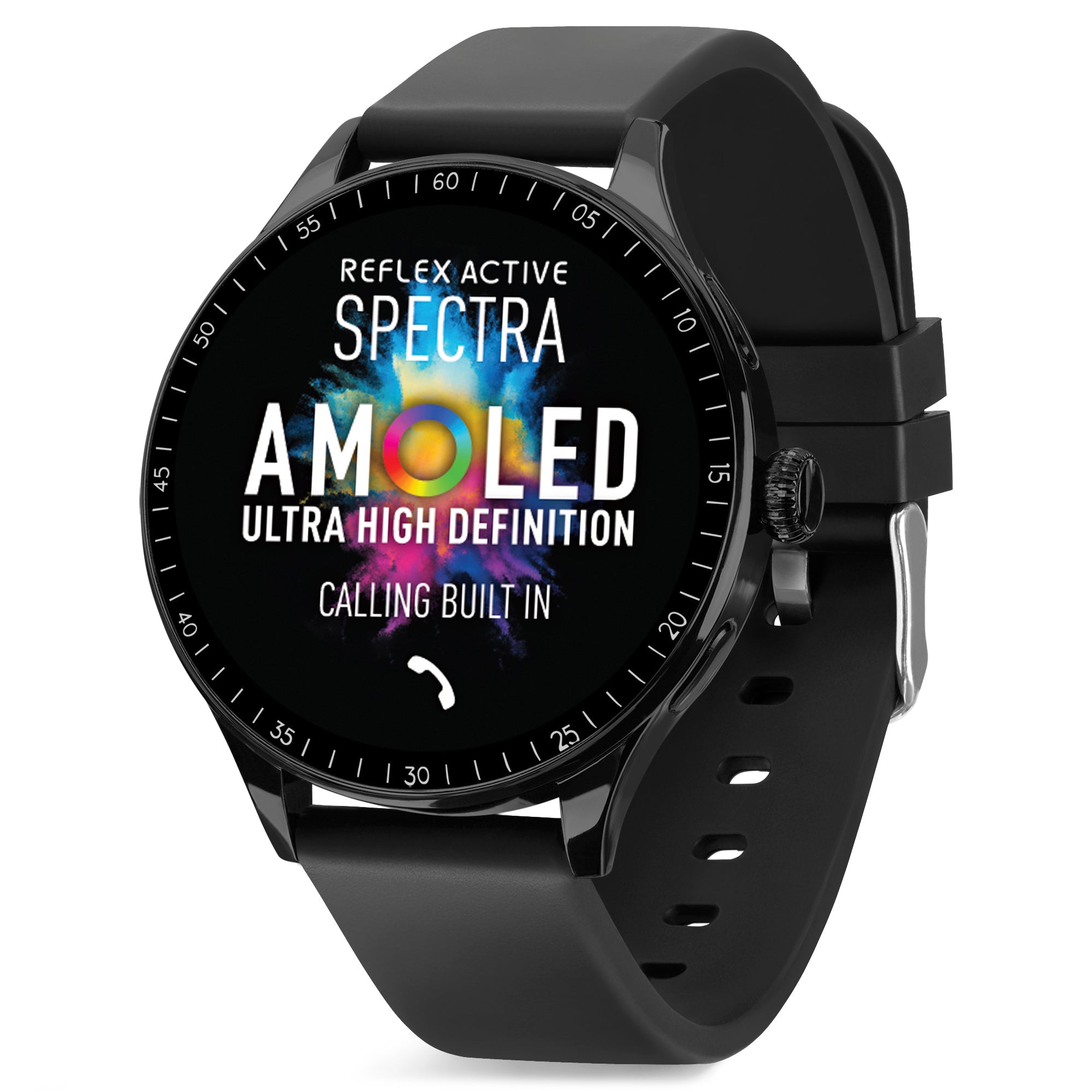 Reflex Active Series Spectra AMOLED Smart Watch BLACK