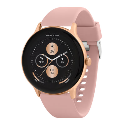 Reflex Active Series 22 Rose Gold Case & Pink Silicone Strap RA22-2184