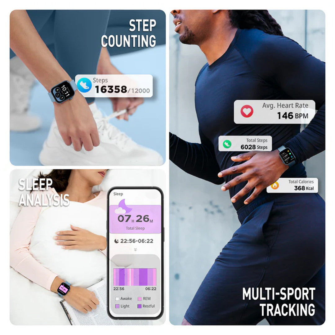Reflex Active Series 40 AMOLED Denim Blue Silicone Smart Watch