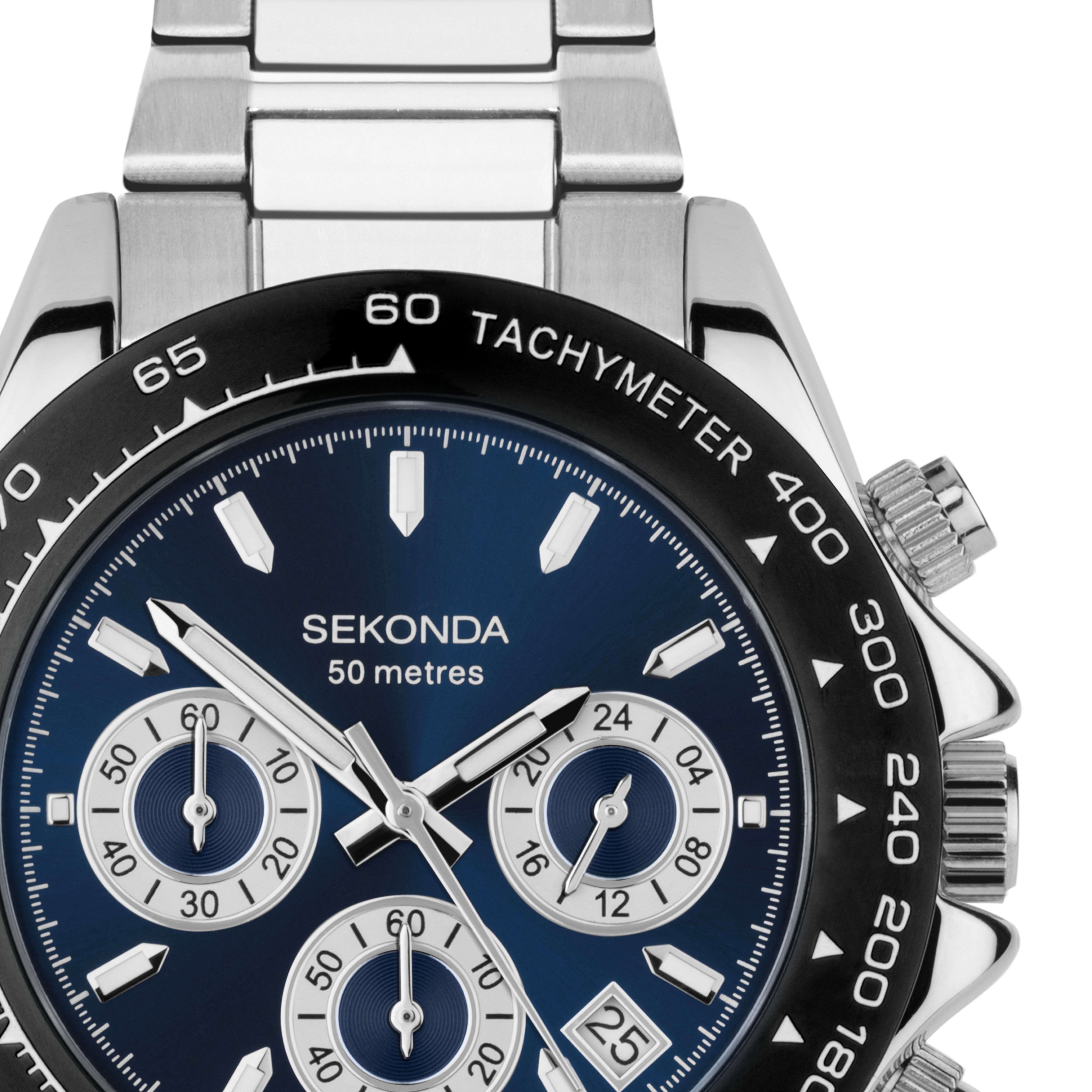 Sekonda Circuit Blue Mens Chronograph Watch Stylish Durable Timepiece