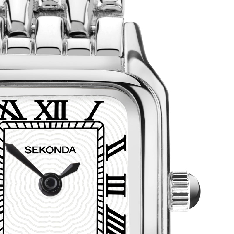 Sekonda Heritage Monica Silver Watch SK40143
