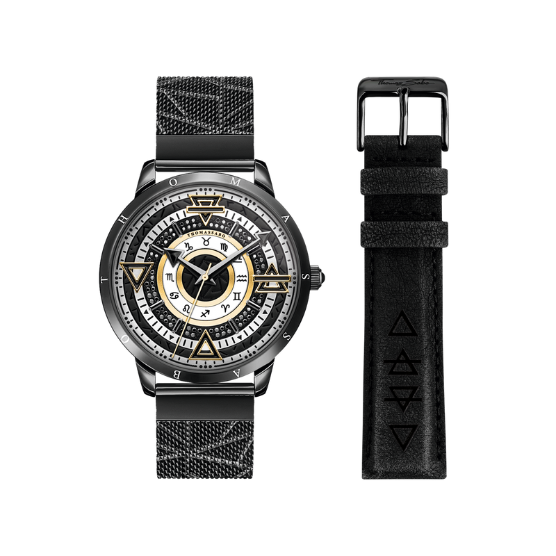 Thomas Sabo Elements of Nature with Black Stones Two-Tone Watch