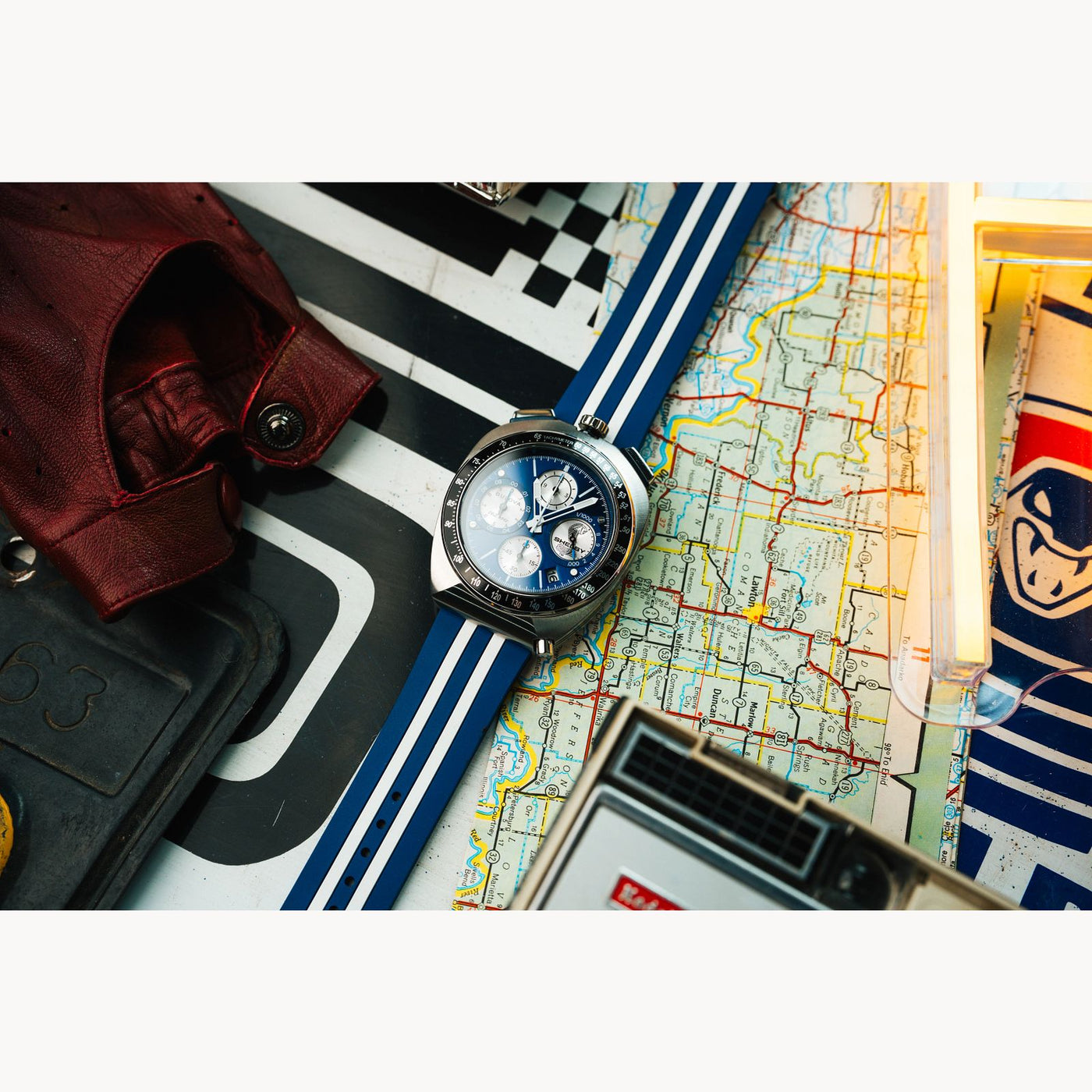 Bulova Limited Edition SHELBY Racer Chronograph Blue Dial Rubber Band Watch - 98B452 NIXON, WATCH Bulova Limited Edition SHELBY Racer Chronograph Blue Dial Rubber Band Watch - 98B452 NIXON, WATCH