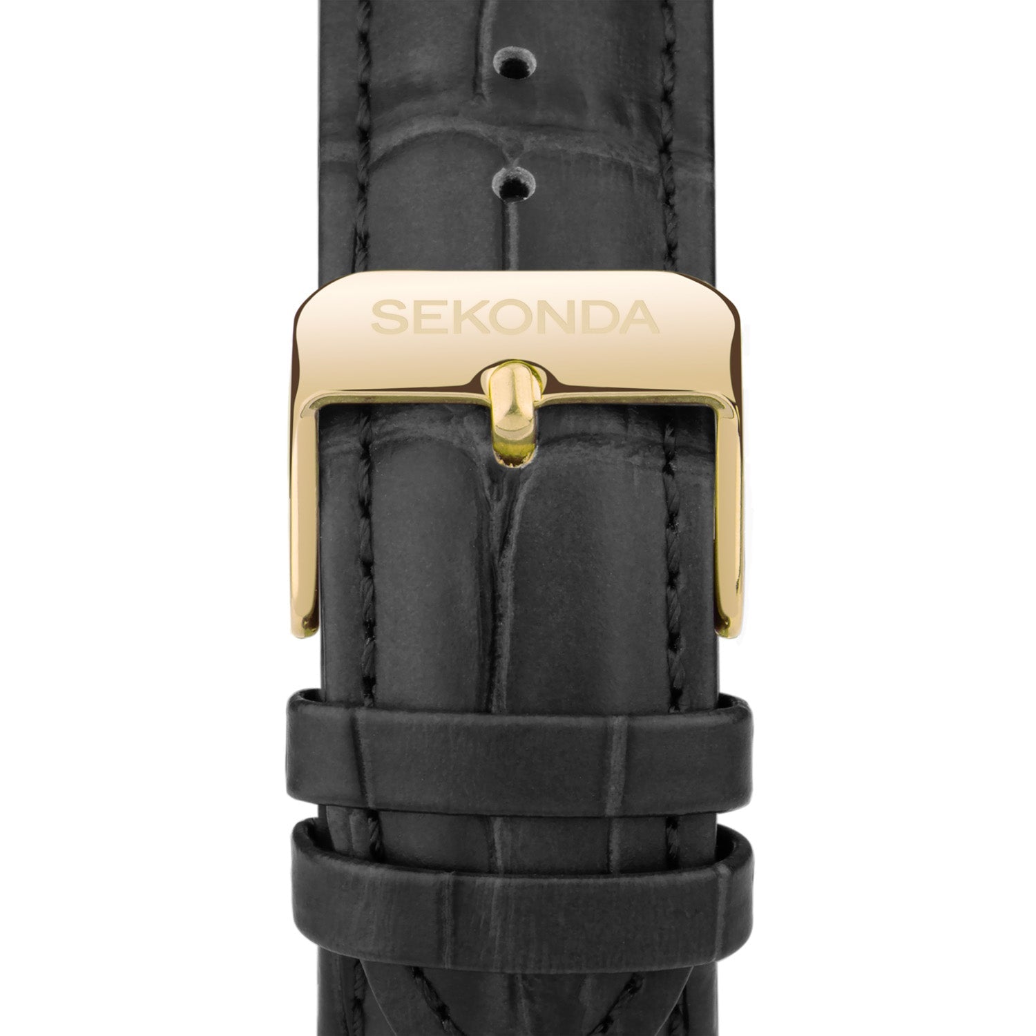 Sekonda Armstrong Moonphase 40mm Mens Watch Classic Black Band