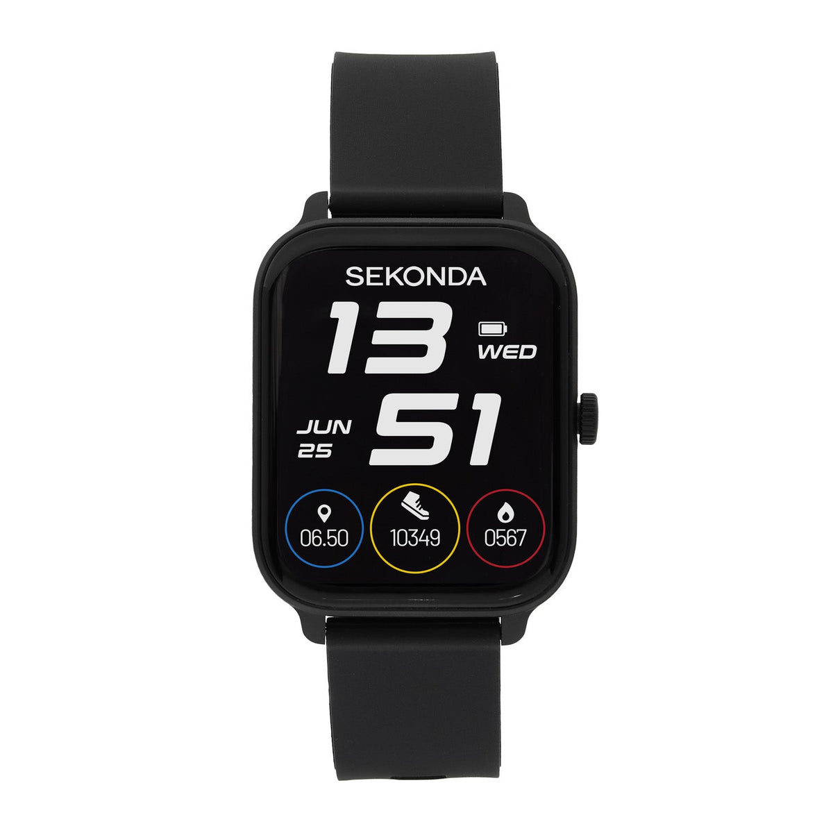 Sekonda Motion Go LCD Display 37mm Unisex Watch Black SK30289