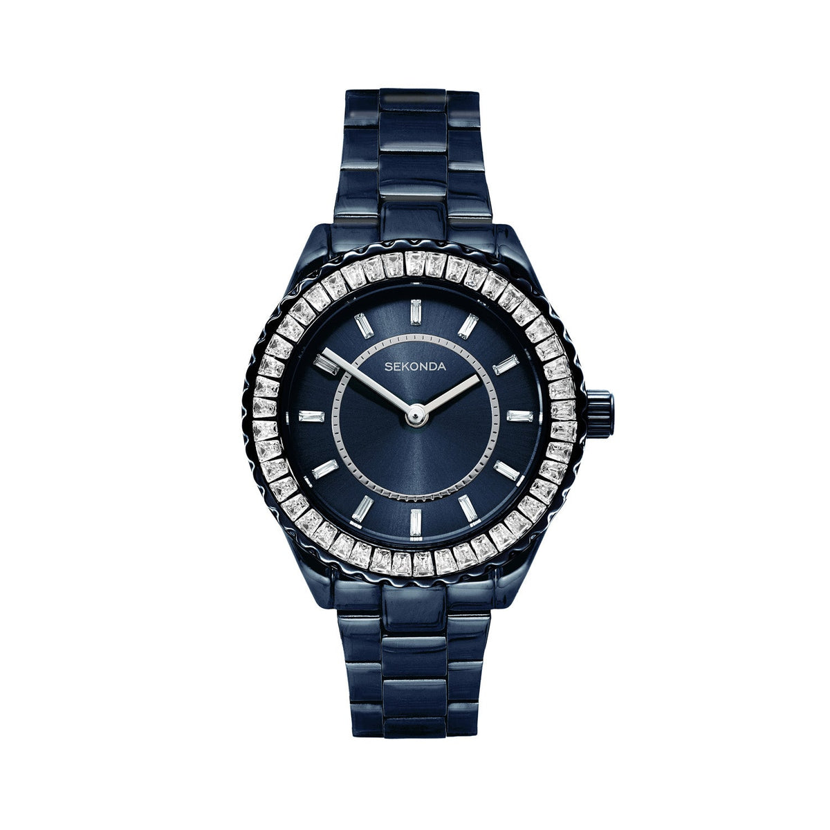 Sekonda Margot Blue Dial Blue Steel Womens Watch SK40790 front packshot