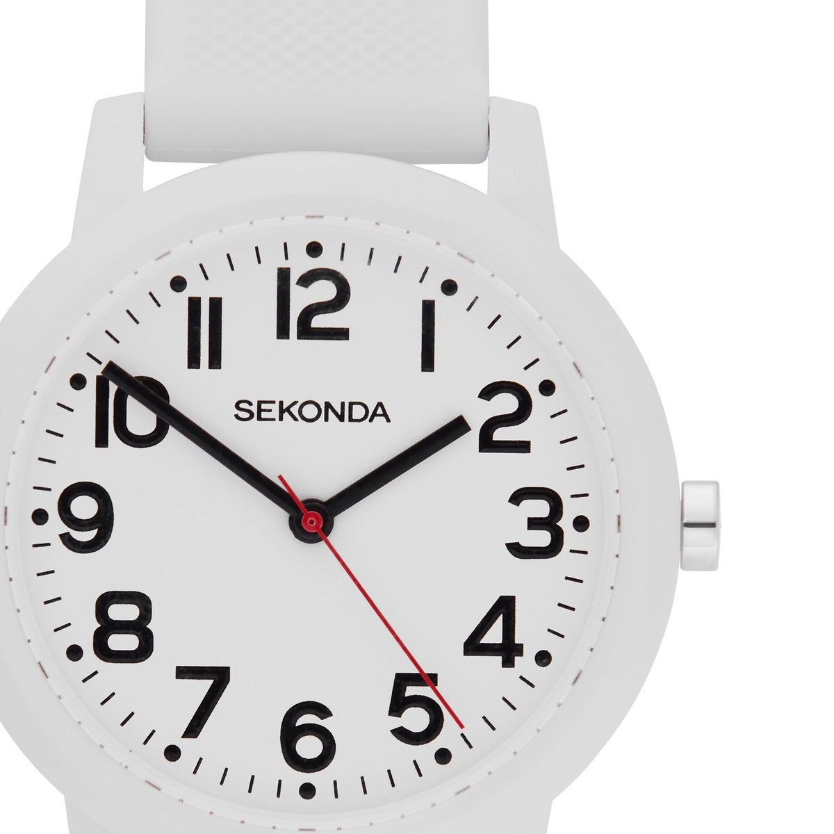 Sekonda Nova White Dial White Silicone Unisex Watch SK40799 view 5