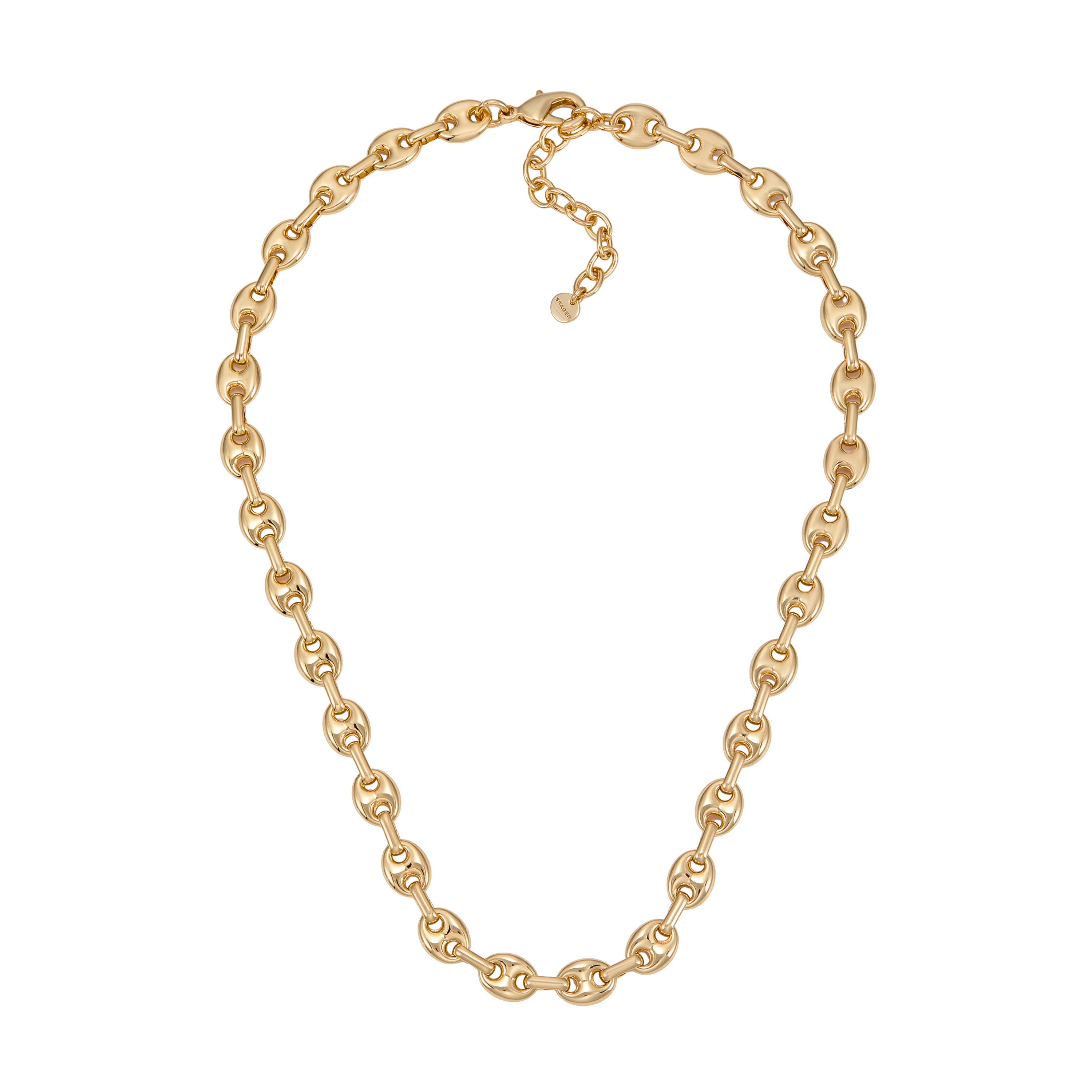 Skagen Moderne Stak Gold-Tone Brass Chain Necklace SKJ5017710