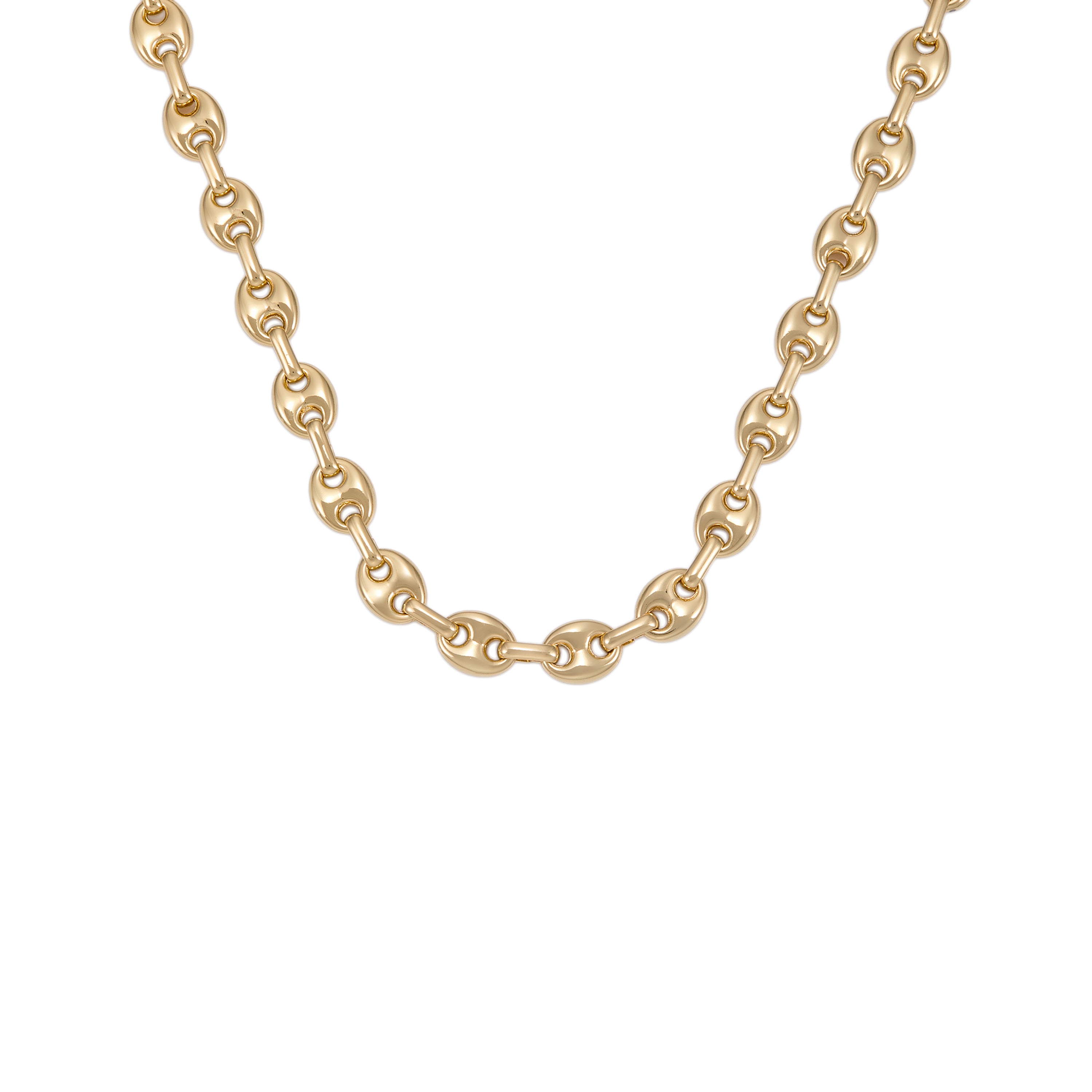 Skagen Moderne Stak Gold-Tone Brass Chain Necklace SKJ5017710