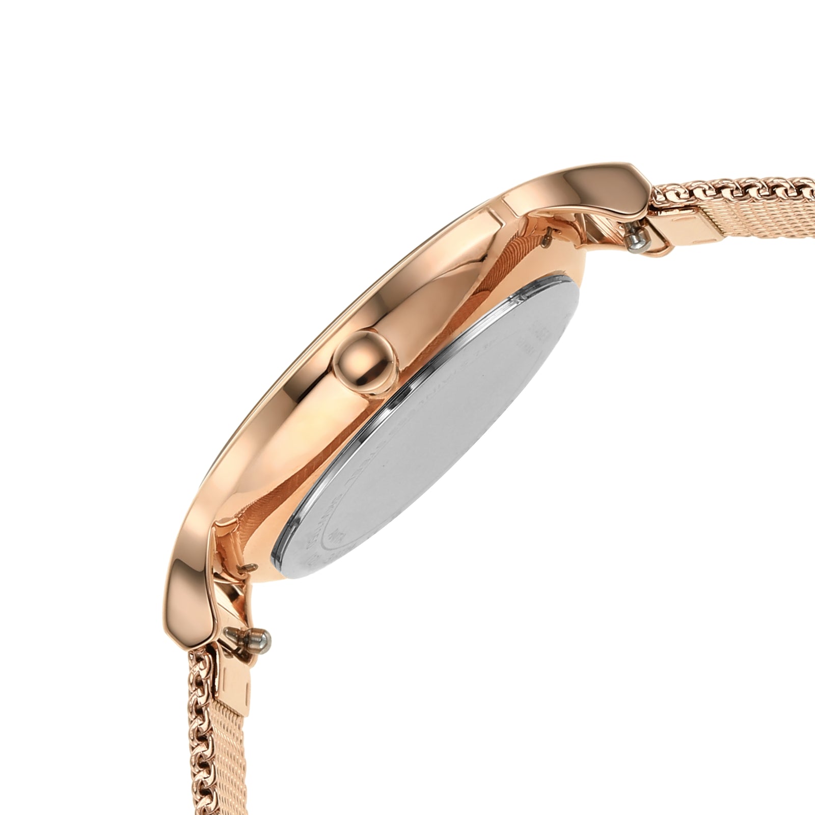 Skagen Anita Lille Rose Gold Stainless Steel Mesh Watch Set